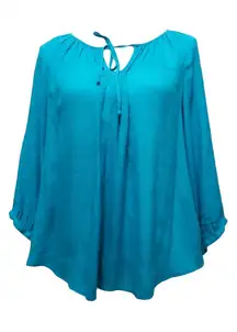 Women's IZ Byer Teal Blouse XL