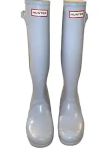 Hunter Classic Light Blue Tall Rain Boots Fall Winter spring All weather boots