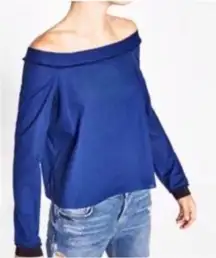 Zara | Off-Shoulder Blue Top XS