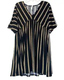 M T S Stripe Dress Women’s Large