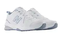 New Balance 608 V5 White Light Blue Women’s Shoes, Wide Sizes K