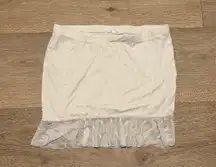 White Mini Skirt