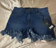 Lucky & Blessed Denim Shorts