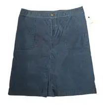 Caslon Corduroy Utility Skirt NWT