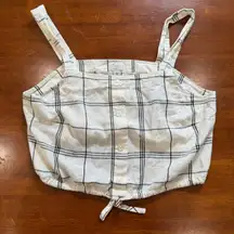 A New Day half top tank top buttons‎ size large