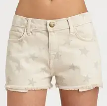 Current/Elliot Preppy Minimalist Vanilla Stars The BoyFriend Short Size 0 💛