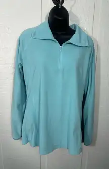 Columbia Women's Glacial Half Zip Long Sleeve Fleece Pullover Size Large EUC