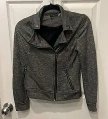 Dex Heathered Grey Moto Jacket!