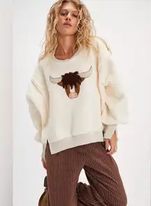 Free people Tricia Fix Farm Friend Crewneck