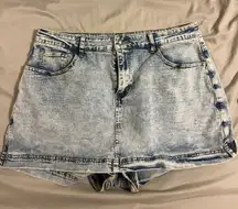 Denim Skort