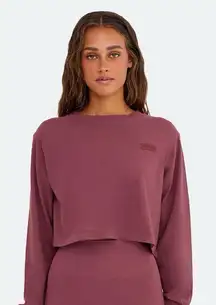 SET Active cropped long sleeve small