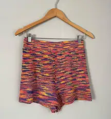 Dee Elly Multicolored High Rise Knit Shorts Size XS