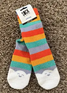 Happy Toes Non-Skid Women Slipper Crew Socks Size Women 5-10 Sock it To Me