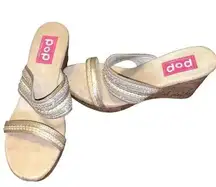 POP Stella Embellished Wedge heels