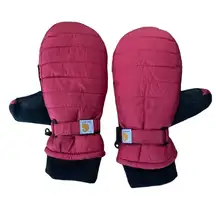 Carharrt WOMEN'S QUILTS MITT STYLE #WA625 in crabapple color