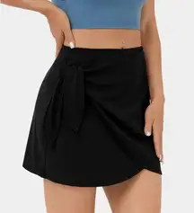 HALARA High Waisted Lace Up 2-in-1 Side Pocket A Line Mini Golf Skirt