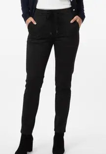 BUFFALO DAVID BITTON Women’s Black Casual Womens Pants with Drawstring