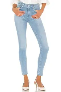 Agolde Sophie High Rise Ankle Skinny Jeans in Facet Blue 29