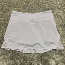 NWOT Lululemon Play Off The Pleats Skirt *Silver Lilac