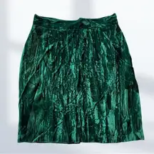 Vintage Contempo Casuals Velvet Skirt