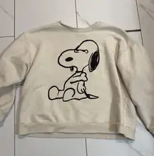 Snoopy Sweatshirt ZARA Peanuts Zip