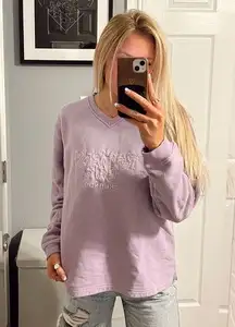 Vintage Rain Forest Cafe Orlando Purple V Neck Crewneck