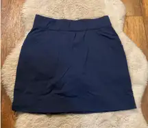 Columbia Skort Size Medium Navy Blue Womens Nylon Skirt Athletic Hiking Lightwgt