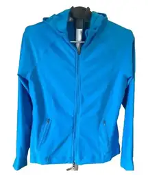 LL‎ Bean Women's Active Zip Long Sleeve Tech Stretch Jacket Thumbholes Size M