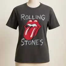 Rolling Stones Graphic Band Tee Gray XL