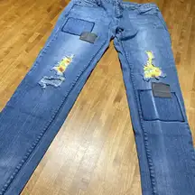 Celebrity Pink patched jeans 9 🌻