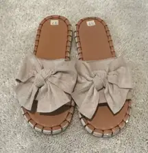 Bow Slide Sandals