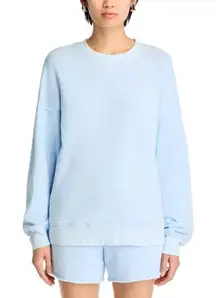 Cotton Citizen Women's Boston Crewneck Sweatshirt Blue Size S NWOT