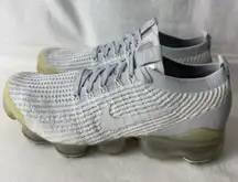 Nike Women’s Air VaporMax Flyknit 3 Gray Running Shoes Sneakers Size 8.5