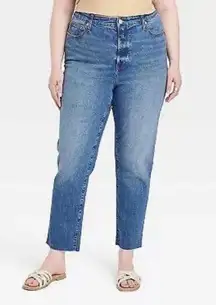 - Universal Thread High Rise 80S Slim Leg Medium Wash Size 26R Plus