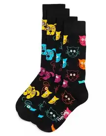 Happy Socks dog vs cat socks gift box