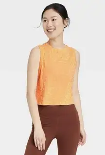 All in Motion Crop Active Tank Top Light Orange Women’s XXL NWT