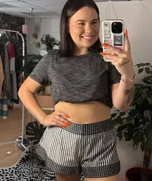 NWT Solid and Striped Stripe The Lennox Shorts Black Size Large