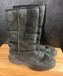 UGG Black Ultra‎ Tall Tasman Boots Size 9