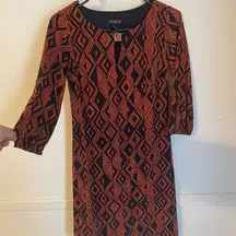 Enfocus Studios Geometric 60s-70s Style Dress