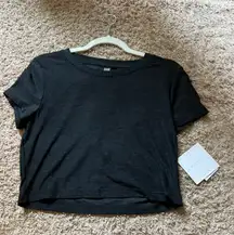 Black Dropped Shirt 