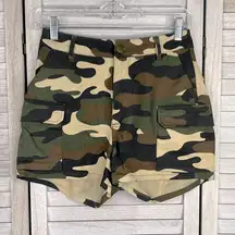 Love Tree  Camo Cargo Shorts-Small