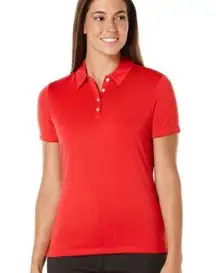 Callaway Red Polyester Polo Shirt (XL)