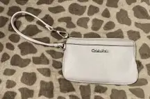 Calvin Klein light purple wristlet 