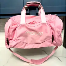 Large Pink Mosiso Gym Bag in excellent pre-loved condition. Durable, lightweight