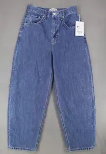 NEW ETICA Iris Relaxed‎ Barrel Denim Jeans Size 27 Fistral Slouchy Baggy Casual
