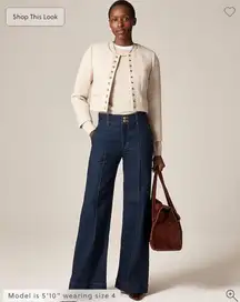 J.Crew Bridgette lady jacket in tweed in Natural