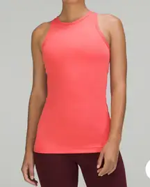 Lululemon Align Hip Length Racer Back Tank Top size 4 in pale raspberry