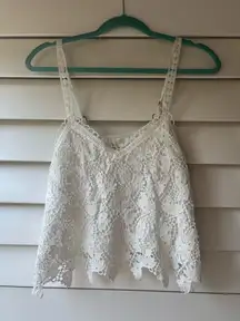 Alter’d State White Floral Tank Top