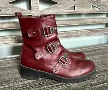 Burgundy Boots