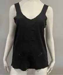 Lululemon Run Light as Air Singlet Seawheeze Black